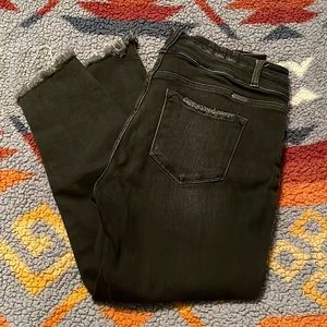 KanCan Ultra High Waist Ankle Skinny Black Jeans